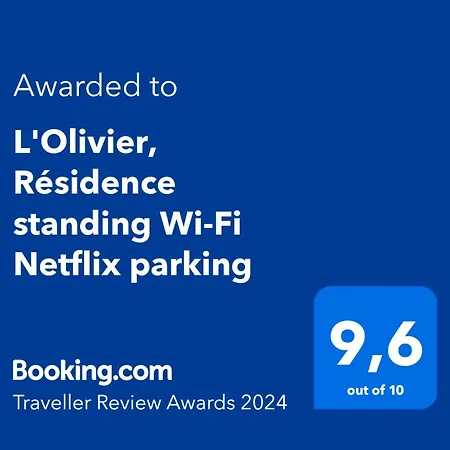 L'olivier, Standing Terrasse Parking Wi-fi Netflix *