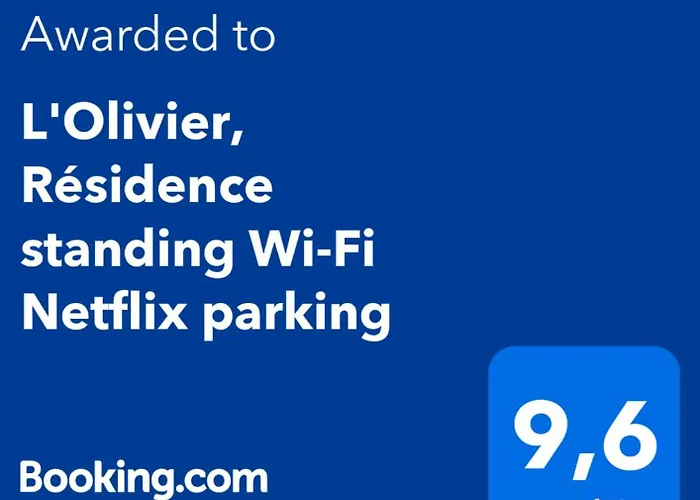 L'olivier, Standing Terrasse Parking Wi-fi Netflix *